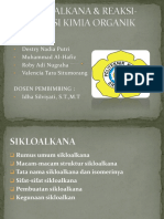 SIKLOALKANA & REAKSI-REAKSI KIMIA ORGANIK.pptx