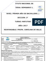 Planificacion Seminario I Karolina de Valle.