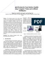 Integrated Digital System For Yarn Surface Quality Evaluation Using Computer Vision and Artificial Intelligence