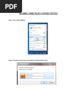WIFI Connectivity Document