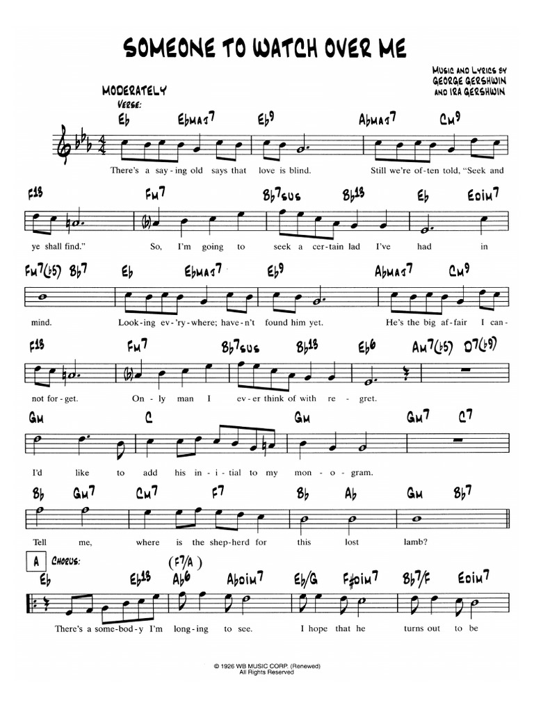 Someone To Watch Over Me PDF