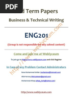 Download ENG201 - 05 Mid Term Papers by waqarrasheed SN40276258 doc pdf