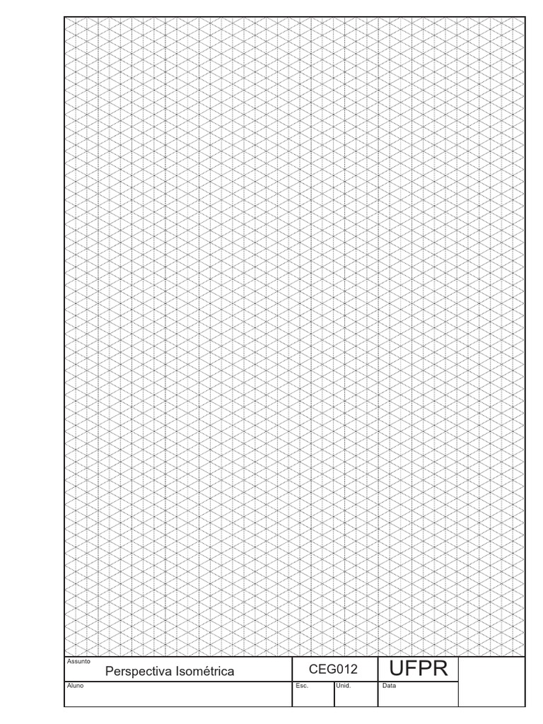 Papel Isometrico Block Isométrico | Cad Toner. El Más Grande!