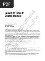 Labview Core 2 Course Manual: Instruments Not For Distribution