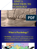 Psychology Unit 12