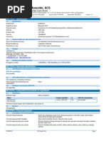 MSDS R134a | Toxicity | Oxygen
