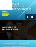 Sociedades de Economía Mixta y Sociedades Extranjeras