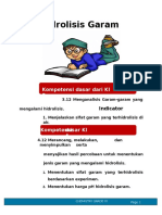 Materi Hidrolisis Garam Untuk Aplikasi