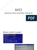Advance Host Controller Interface