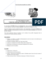 La Chocolaterie Cochet _ Calcul des coûts par la méthode des centres d analyse.pdf