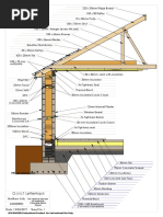Flat Roof Detail Working Drawing | PDF | Building Technology | Components