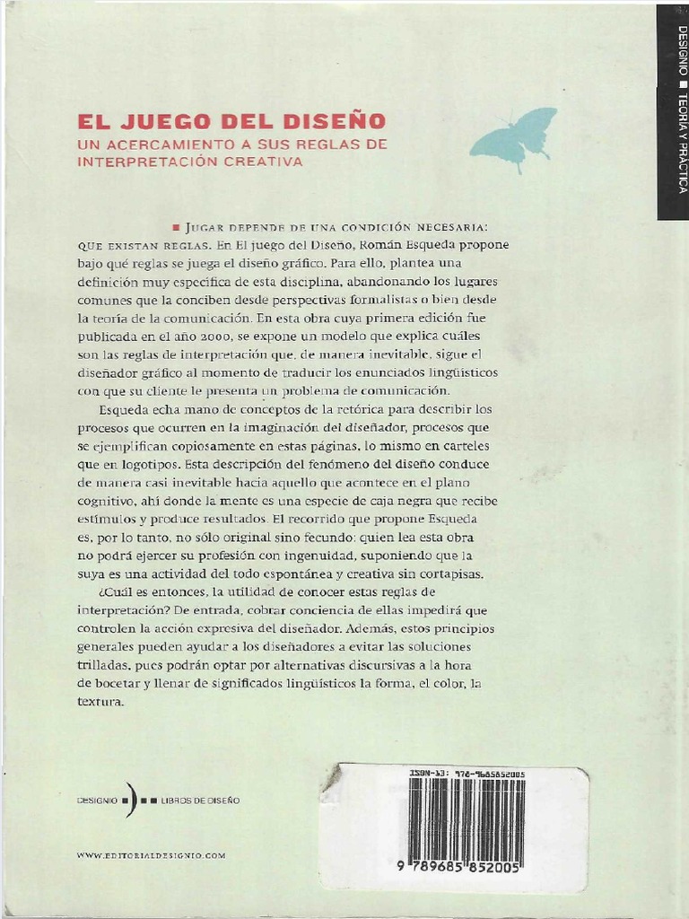 El Juego Del Diseno Roman Esqueda PDF | PDF | Diseño gráfico | Diseño