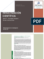 INVESTIGACIÓN CIENTÍFICA