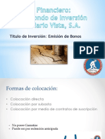 Análisis Financiero Caso Practico Bonos Inmobiliaria Vista