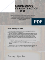 The Indigenous Peoples Rights Act of 1997 Group 3