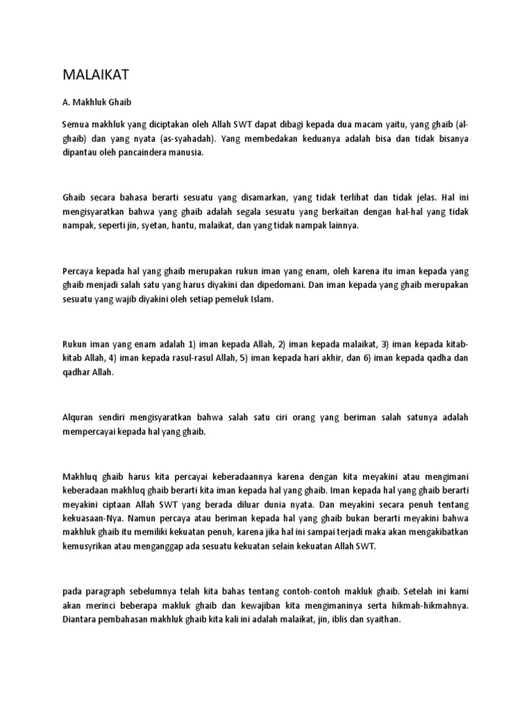 Materi Ppt Uas Aqidah Tentang Allah Subhanahu Wa Ta Pdf