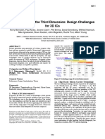 Interconnects in The Third Dimension: Design Challenges For 3D Ics