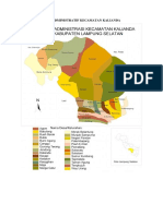 Peta Administratif Kecamatan Kalianda