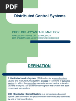 Distributed Control Systems: Prof - Dr. Joyanta Kumar Roy