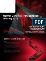 Normet Concrete Transportation Offering-Product Presentation-2017