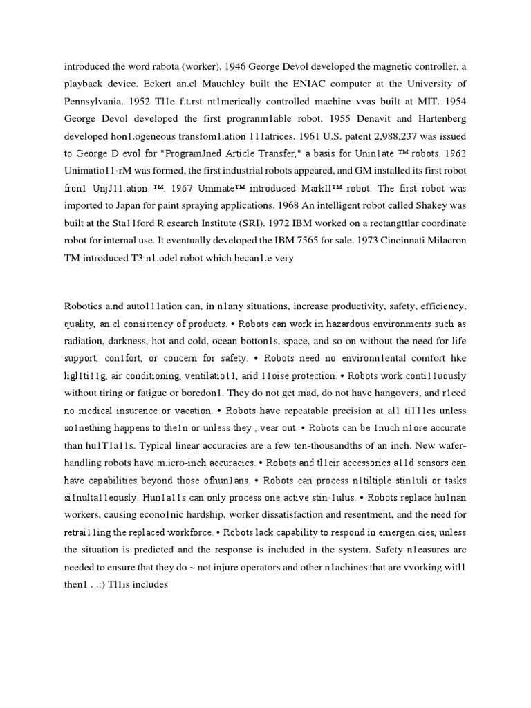 Rabota | PDF | Robot | Robotics