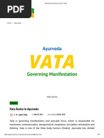 Vata Dosha in Ayurveda - Ayur Times PDF