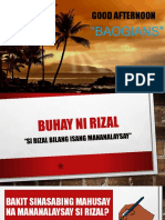 Brief PPT. of Rizal Bilang Mananalaysay
