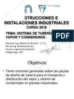 Sistema de tubería para vapor y condensado