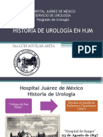 Historia de Urología en HJM
