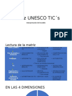 MATRIZ UNESCO TICS