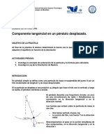 2.15 ME Componente Tangencial en Un Pendulo Desplazado