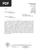 Order From Supreme Court