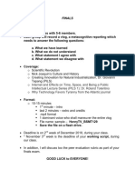 Finals Exam STS PDF