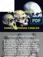 Antropología Filosófica 2010 I Daniel Cardenas Canales