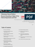 Following Federal Dollars: Research Spending in Higher Ed by Federal Department and Field