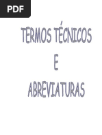 Terminologias