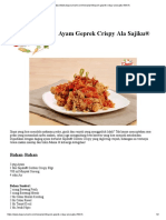 Resep Ayam Geprek PDF