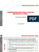 Consideraciones Basicas para La Adecuada Ubicacion de La Vivienda - Ing. Juan Carlos Oliden - DGPRCS