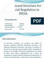 Institutional Structure For Financial Regulation in INDIA