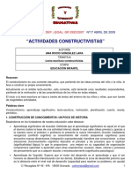 Actividades Constructivistas