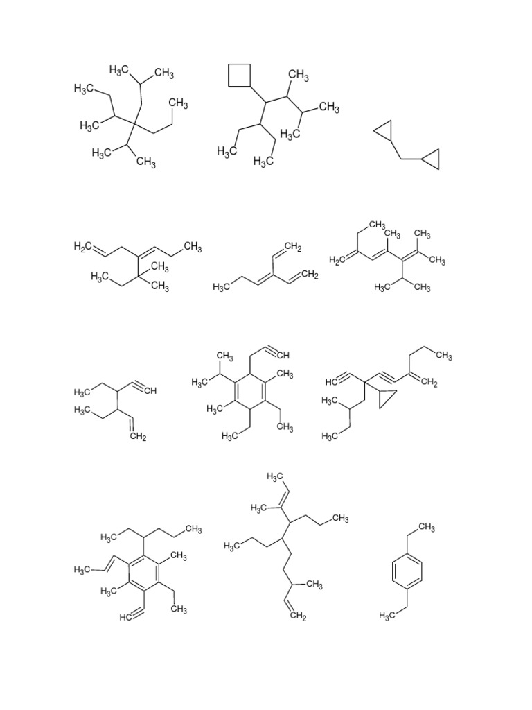 Chemical Structure of Organic Compounds | PDF