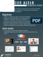 Alelo Simulations - Flyer in Spanish - For Students