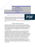 Nfpa 70B: Recommended Practice For Electrical Equipment Maintenance 2006 Edition