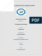 Trabajo Final Psicologia Del Aprendizaje Leidy Espaillat