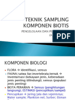 Teknik Sampling Komponen Biotis