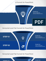 FF0053 01 Horizontal Level Flat Funnels For Powerpoint 16x9