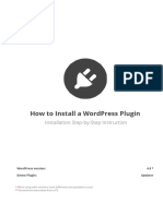 How To Install A WordPress Plugin