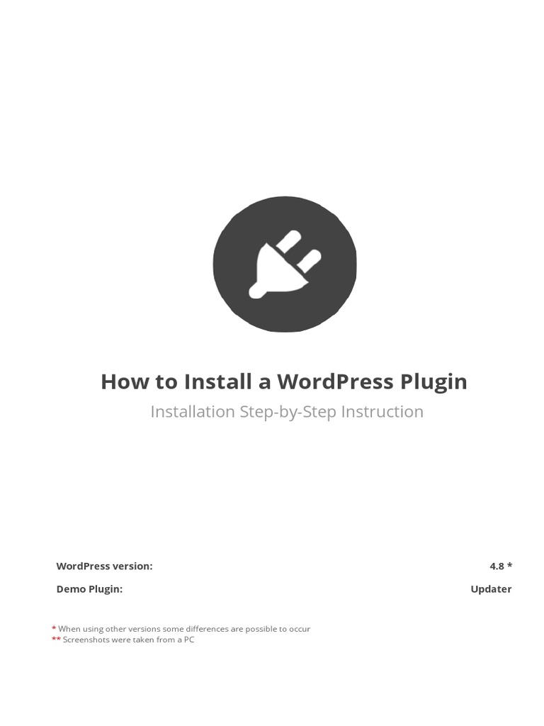 Install WordPress Plugins: Step-by-Step Guide | PDF | Word Press ...