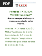 Pomada Tktx Verde 40 Funciona ? como Comprar ? como usar?