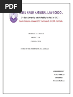 Business Statistics Project On Correlation: Submitted by N.Bavithran BC0140018